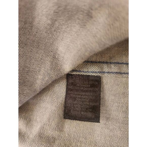 White House Black Market denim button front shirt size 12 - Picture 7 of 7